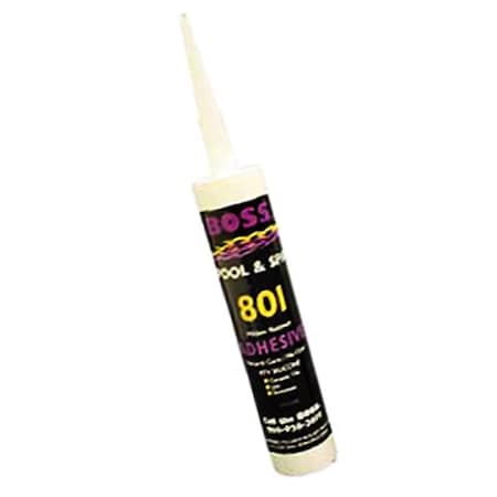 Accumetric 80101 Boss 10.3 Oz. White Silicone Adhesive Cartridge AC59949